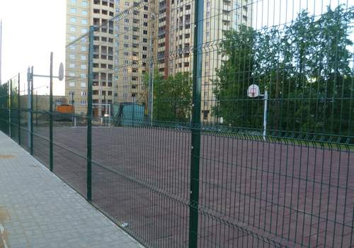 3Д забор для футбольной площадки в Ульяновске