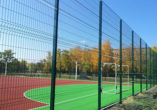 3Д забор для футбольной площадки в Ульяновске