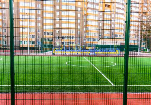 2Д забор для футбольной площадки в Ульяновске